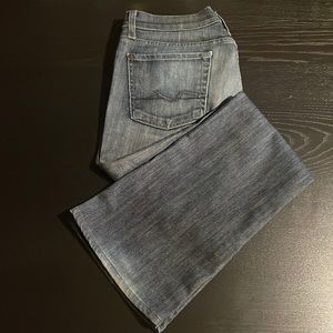 7 For All Man Kind Lowrise Bootcut Grey Size 28